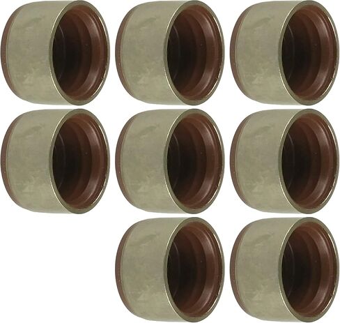 Caltric 8x Valve Stem Seal Compatible with Kawasaki Ninja 250R 1988-1990 1992-2007 in Kuwait