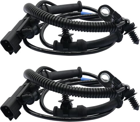 2pcs Front Left and Right ABS Wheel Speed Sensor Compatible with Jeep Durango Grand Cherokee WK 68250887AA ALS2897 w/Adaptive Cruise Control 16 17 18 19 20 21 22 23 24 25 in Kuwait