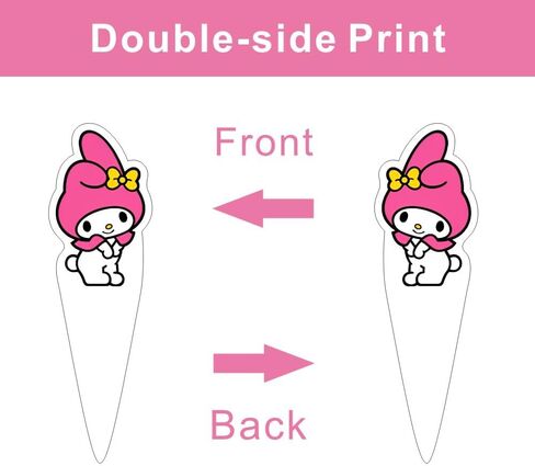 30pcs Kitty and Kawaii Friends Cake Decorations with 30pcs Cupcake Toppers Party Supplies for Kids Birthday Decorations in Saudi Arabia