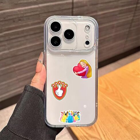 200PCS Mixed Cartoon Stickers Pack, Cute Cartoon Princess & Mickey Vinyl Stickers, Waterproof PVC Decals for Water Bottle, Laptop, Scrapbooking, Kids & Adults (DSN200) in Saudi Arabia