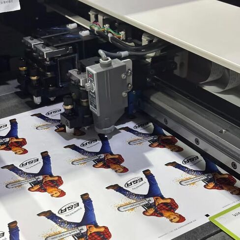 Custom Stickers,10+ Individually/Sheet Die Cut Personalized Sticker,1.5-10" Business Vinyl Logo Label,Your Text Image Design Photo,Waterproof,UV Resistant,Dishwasher Safe,Glossy/Matte Film in Kuwait