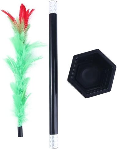 1 Pc Stick to Rose Magic Tricks Magic Wand to Flower Easy Magic Tricks Funny Toys Show Performance Prop for Adults Teenagers Magician Accessories Magic Kits and Accessories in Saudi Arabia