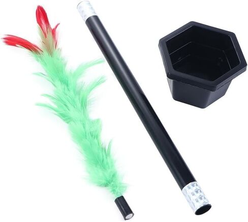 1 Pc Stick to Rose Magic Tricks Magic Wand to Flower Easy Magic Tricks Funny Toys Show Performance Prop for Adults Teenagers Magician Accessories Magic Kits and Accessories in Saudi Arabia