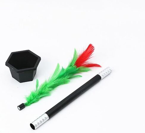 1 Pc Stick to Rose Magic Tricks Magic Wand to Flower Easy Magic Tricks Funny Toys Show Performance Prop for Adults Teenagers Magician Accessories Magic Kits and Accessories in Saudi Arabia