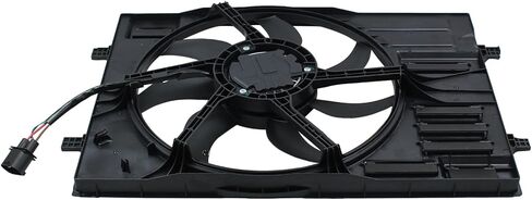 Electric Engine Radiator Cooling Fan Assembly for Volkswagen Golf GTI Jetta Audi A3 S3 TT TTS Quattro 2015-2024 in Kuwait