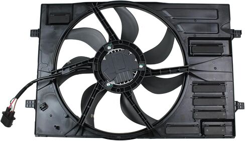 Electric Engine Radiator Cooling Fan Assembly for Volkswagen Golf GTI Jetta Audi A3 S3 TT TTS Quattro 2015-2024 in Kuwait