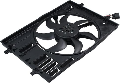 Electric Engine Radiator Cooling Fan Assembly for Volkswagen Golf GTI Jetta Audi A3 S3 TT TTS Quattro 2015-2024 in Kuwait
