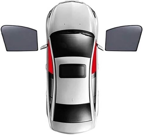 Car Window Shades Custom Fit for Tesla Model X 2023–2026, Magnetic Breathable Mesh Side Window Sunshade Privacy Protection & Mosquito Block Allows Window Open,A-Front Window in Saudi Arabia