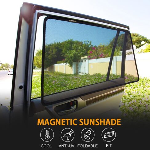 Car Window Shades Custom Fit for Tesla Model X 2023–2026, Magnetic Breathable Mesh Side Window Sunshade Privacy Protection & Mosquito Block Allows Window Open,A-Front Window in Saudi Arabia