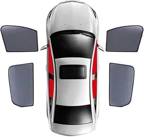 Car Window Shades Custom Fit for Tesla Model X 2023–2026, Magnetic Breathable Mesh Side Window Sunshade Privacy Protection & Mosquito Block Allows Window Open,A-Front Window in Saudi Arabia