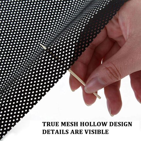 4PCS Car Side Window Sunshade, Reusable UV Ray Heat Glare Protector Static Cling Film Shade Sticker, Washable Auto Window Sun Shield Privacy Film, Universal for Vehicles in Saudi Arabia