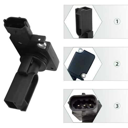 Meter Sensor Airflow for Saab 9-3 2002 2003 2004 2005 2006 2007 2008 2009 2010-2015 Automotive Air Flow Meter Sensor 3pins OEM:AFH60M18 in Kuwait