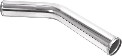 ALMULOO 2.5" 8Pcs Universal Aluminum Turbo Intercooler Piping Kit w/U Pipe, Black Silicone Couplers & Stainless Steel T-Bolt Clamps Polished Silver Aluminum Pipe Set in Kuwait