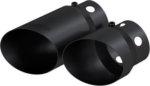 MBRP T5111BLK - 304 SS Round Clamp-On Black Coated Exhaust Tip Cover Set in Kuwait