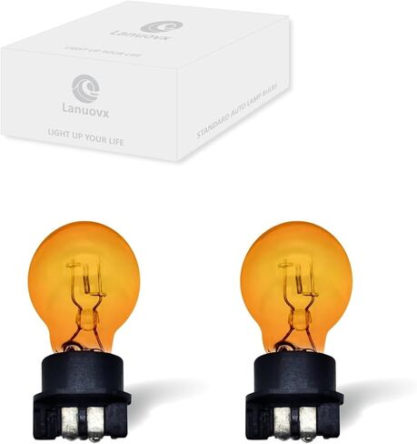 2 Pack PWY24W 24W Amber Yellow Fog Light Bulbs,Upgraded 12V Halogen for Front Turn Signal,DRL and Parking Lights CANBus Compatible in Saudi Arabia