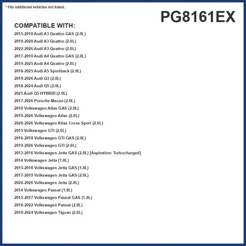 PG8161EX Extended Life Oil Filter up to 10,000 Miles | Fits 2023-13 various models of Volkswagen, Audi, Porsche, Seat in Kuwait