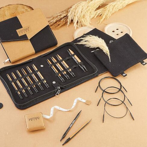 Knitter’s Pride Day & Nite Midi Interchangeable Needle Set 5"" (13cm) – 7 US Sizes (2.5 to 8) in Kuwait