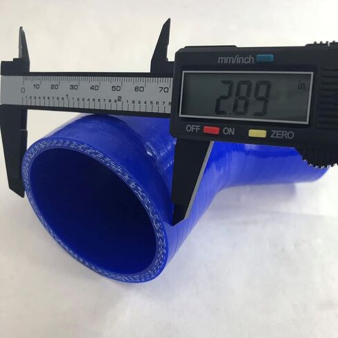 2.5" to 2" I.D. Silicone Coupler 45 Degree Angled Elbow Hose Universal (45 degree 2.5" to 2" blue) in Saudi Arabia