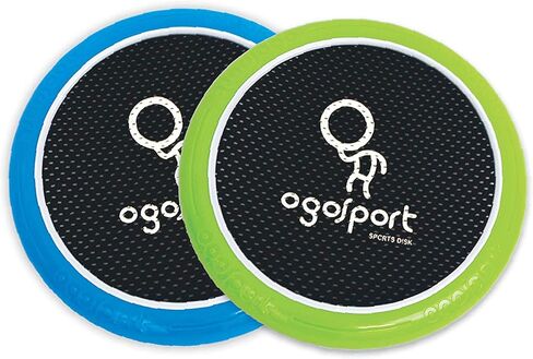 OgoDisk XS Disc Set with 2 OgoSoft Balls - 12" Bouncy Disc Toy Outdoor Lawn Pool - Throw, Throw, Throw, Catch Game - Kids & Adults Ages 8+ in Saudi Arabia