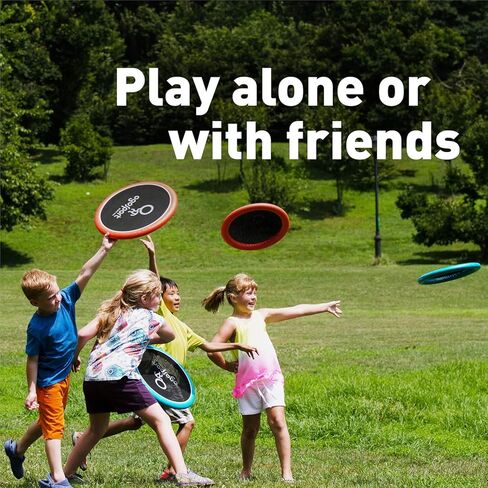 OgoDisk XS Disc Set with 2 OgoSoft Balls - 12" Bouncy Disc Toy Outdoor Lawn Pool - Throw, Throw, Throw, Catch Game - Kids & Adults Ages 8+ in Saudi Arabia