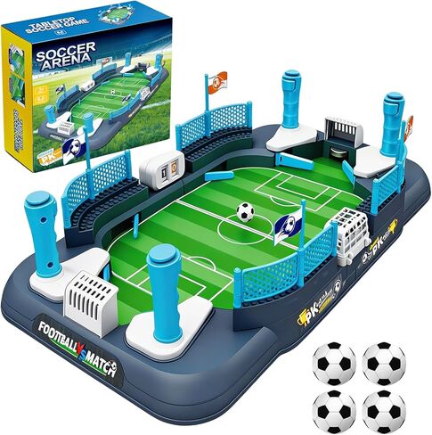 Mini Soccer Board Game for Kids Tabletop Foosball Table Toy, Interactive Indoor Party Game for Boys Girls Age 6-12, Family Game Night Birthday Gift in Saudi Arabia