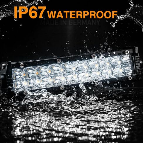 LIGBT Dirt Bike Light Bar Amber White Motorcycle LED Headlight Kit Plug and Play with ON-Off Switch for 7/8" 22mm Handlebars Pit Bike Light Bar for CRF110 KLX110 KLX140 YZ250F CRF230F CRF250F TTR110 in Saudi Arabia