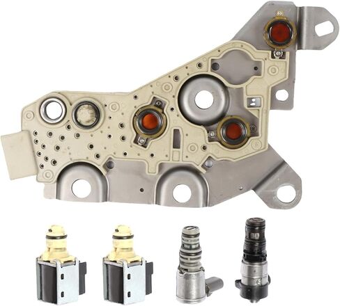 4T40E 4T45E Transmission Solenoid with Control Board, Compatible with Cobalt Malibu G5 Aura Cavalier Alero, Automotive Engine EPC TCC Transmission Shift Solenoids Replaces Part in Saudi Arabia