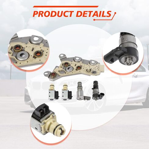 4T40E 4T45E Transmission Solenoid with Control Board, Compatible with Cobalt Malibu G5 Aura Cavalier Alero, Automotive Engine EPC TCC Transmission Shift Solenoids Replaces Part in Saudi Arabia