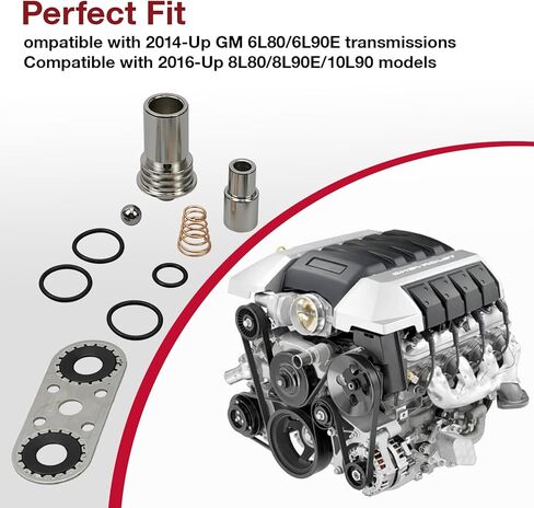 STL010 Sure Cool System Kit with Bypass Gasket, Transmission Cooling Upgrade for 2014-Up GM 6L80/6L90E transmissions and 2016-Up 8L80/8L90E/10L90 in Saudi Arabia