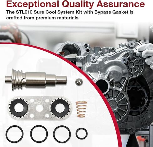 STL010 Sure Cool System Kit with Bypass Gasket, Transmission Cooling Upgrade for 2014-Up GM 6L80/6L90E transmissions and 2016-Up 8L80/8L90E/10L90 in Saudi Arabia