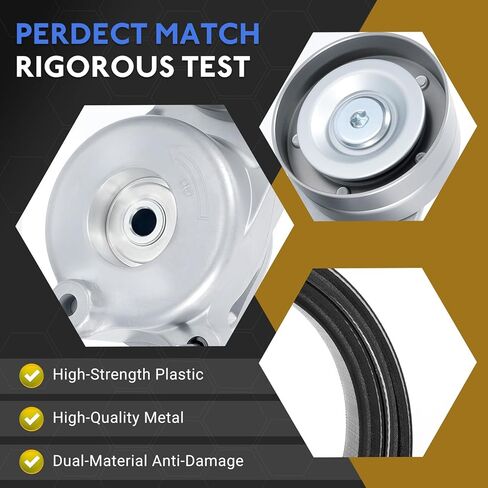 Belt Tensioner Kit, Fit for 2018-2022 Mercedes-Benz Sprinter 3500XD, 2010-2021 Sprinter 2500 3500, R350/GL350/R320/ML320/ML350/GL320/E320-Replace Engine Drive Idler Pulleys&Serpentine Belt Kit in Saudi Arabia