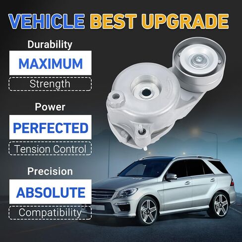 Belt Tensioner Kit, Fit for 2018-2022 Mercedes-Benz Sprinter 3500XD, 2010-2021 Sprinter 2500 3500, R350/GL350/R320/ML320/ML350/GL320/E320-Replace Engine Drive Idler Pulleys&Serpentine Belt Kit in Saudi Arabia
