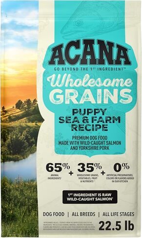ACANA™ Wholesome Grains Dry Dog Food Puppy Sea & Farm Recipe, 22.5lb in Saudi Arabia