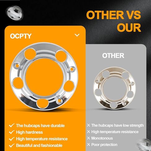 أغطية مركز العجلات OCPTY بديلة من صانع المعدات الأصلية لسيارة Ford 1980-1996 لشاحنة F-150/برونكو (4WD)، إلخ غطاء مركزي لمحور العجلة من الكروم in Kuwait
