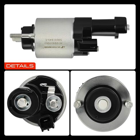 A-Premium Starter Solenoid Compatible with Honda Models - Civic 2006-2011 1.8L - 12V in Kuwait