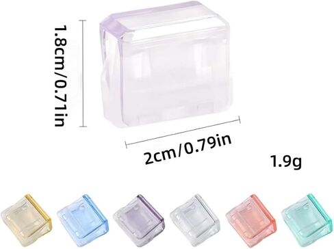 Colorful Binder Clips, (24 Pcs) Fast Paper Clipper for Desk Document Office Home in Kuwait