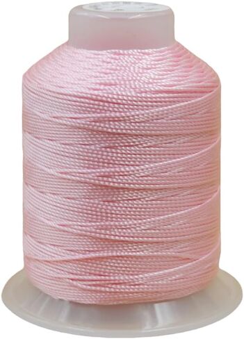 1mm Twisted Silk Cord Polyester String 3-Ply Twine Thread Braided Trim for Pendants Jewelry Friendship Bracelets Necklaces Craft Making 240 Yards（Red） in Kuwait