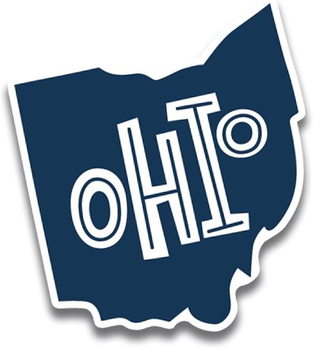 Magnet Me Up Ohio US State Flag Magnet Decal, 4x6 Inches, Heavy Duty Automotive Magnet for Car, Truck SUV, Any Other Magnetic Surface, Collectible Souvenir, Show Your State Pride, Crafted in USA in Kuwait