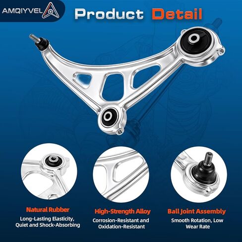 2Pcs Front Lower Control Arm with Ball Joint Suspension Kit Fit for NISSAN MURANO 2015 2016 2017 2018 2019 2020 2021 2022 2023 2024 All Models, K623478, K623479 in Kuwait