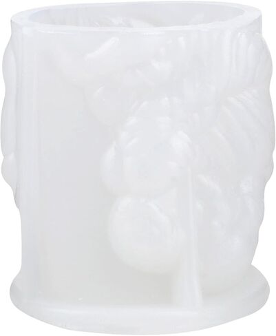 Religious Cylinder Candle Mold Jesus Holding Angel Relief Design Silicone Candle Molds for Candles Making Resin Casting Aromatherapy Candles Handmade Wax Home Decor in Kuwait