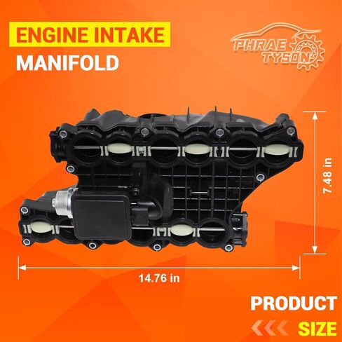 Engine Intake Manifold with Actuator Compatible with 2014-2018 2020-2023 Ram 1500, 2019 Ram 1500 Classic, 2014-2021 Jeep Grand Cherokee 3.0L V6 Diesel Replaces # 68492577AA, 68211167AA in Saudi Arabia