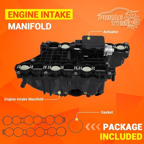 Engine Intake Manifold with Actuator Compatible with 2014-2018 2020-2023 Ram 1500, 2019 Ram 1500 Classic, 2014-2021 Jeep Grand Cherokee 3.0L V6 Diesel Replaces # 68492577AA, 68211167AA in Saudi Arabia
