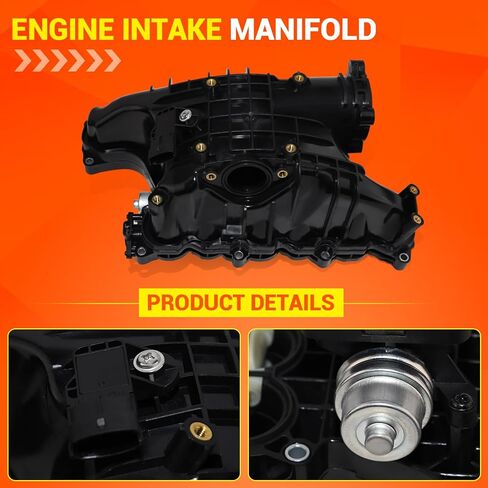 Engine Intake Manifold with Actuator Compatible with 2014-2018 2020-2023 Ram 1500, 2019 Ram 1500 Classic, 2014-2021 Jeep Grand Cherokee 3.0L V6 Diesel Replaces # 68492577AA, 68211167AA in Saudi Arabia