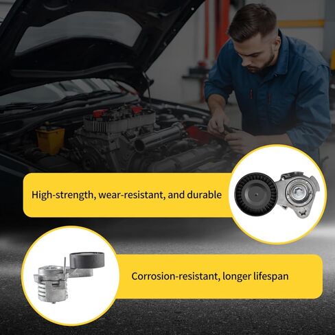 محرك حزام الموتر 39112 صالح ل BMW 128i 323i 325i 328i 328xi 330i 330xi 525i 525xi 528i 528xi 530i 530xi X3 X5 L6 3.0L 2006 2007 2008 2009 2010 2011 2012 2013 شد البكرة in Kuwait