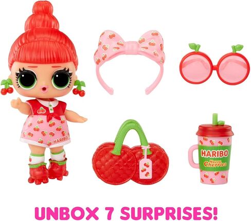 LOL Surprise Loves Sweets Mini Figure Set - Bundle with 3 LOL Surprise Mystery Blind Balls with Mini Doll and Matching Candy Accessories, Stickers, More for Kids, Girls in Kuwait