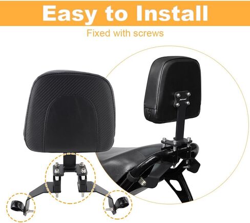 Motorcycle Rear Passenger Backrest Fit for Ruckus/Zoomer NPS50 2003-2024 in Kuwait
