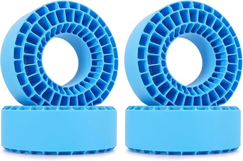 INJORA Silicone Rubber Tire Inserts for 1.9" 120-124mm × 45-48mm Tires, 1908 (Blue) in Kuwait