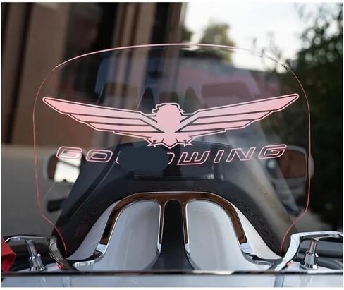 Motorcycle Windscreen LED Rear Air Deflector for H&on&da Goldwing 1800 Accessories Motorcycle Rear Windshield GL1800 Goldwing 2004-2017 in Kuwait