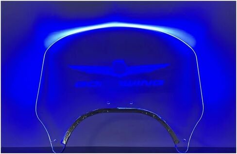 Motorcycle Windscreen LED Rear Air Deflector for H&on&da Goldwing 1800 Accessories Motorcycle Rear Windshield GL1800 Goldwing 2004-2017 in Kuwait
