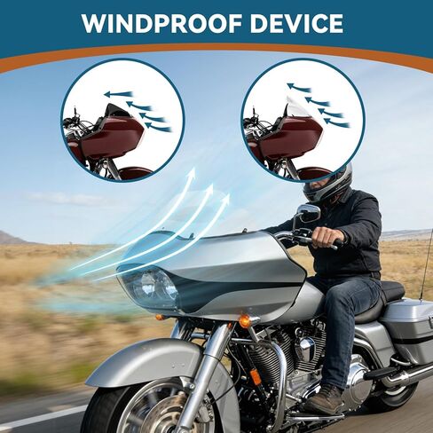 9.5" Motorcycle Windshield, Black Wind Spliter, Wave Windscreen for Harley Davidson Touring Road Glide FLTR 1998 1999 2000 2001 2002 2003 2004 2005 2006 2007 2008 2009 2010-2013 (Transparent) in Saudi Arabia
